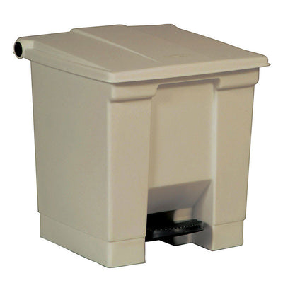 Rosy Brown Rubbermaid Step-On Can 30L Beige