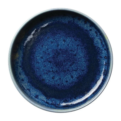 Midnight Blue Steelite Aurora Vesuvius Round Stacking Trays Lapis 135mm (Pack of 12)