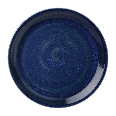 Midnight Blue Steelite Vesuvius Coupe Plates Lapis 203mm (Pack of 12)