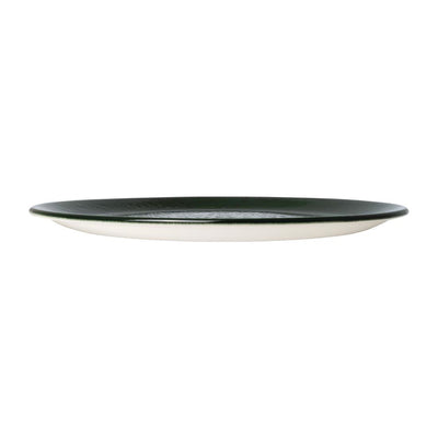 Light Gray Steelite Vesuvius Coupe Plates Burnt Emerald 230mm (Pack of 12)