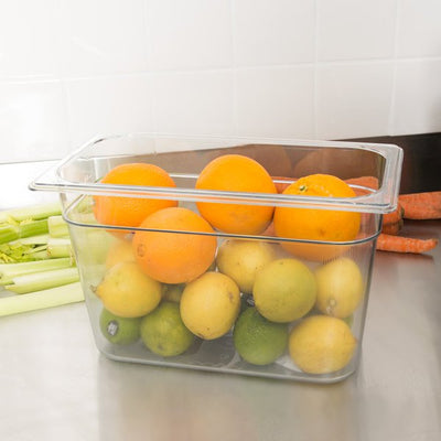 Light Gray Rubbermaid Gastronorm Food Pan 1/3 200 mm