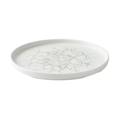 Lavender Churchill Studio Prints Kintsugi Agate Walled Plates Grey 260mm (Pack of 6)