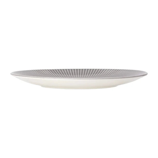 Light Gray Steelite Willow Mist Gourmet Coupe Plates Grey 280mm (Pack of 6)