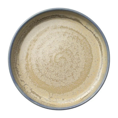 Tan Steelite Aurora Revolution Bluestone Round Stacking Trays 135mm (Pack of 12)