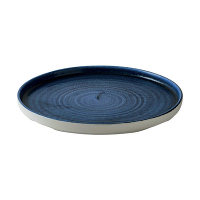 Dark Slate Gray Churchill Stonecast Plume Walled Plates Ultramarine 260mm (Pack of 6)