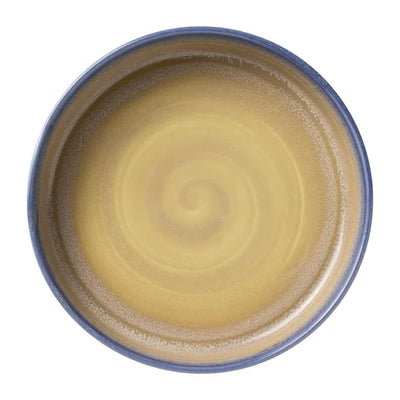 Dark Khaki Steelite Aurora Revolution Bluestone Round Stacking Trays 202mm (Pack of 12)