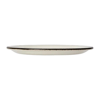 Light Gray Steelite Charcoal Dapple Coupe Plates 202mm (Pack of 24)
