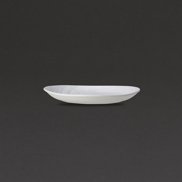Dark Slate Gray Steelite Scape White Melamine Plates 230mm (Pack of 6)