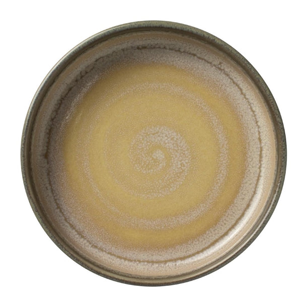 Rosy Brown Steelite Aurora Revolution Granite Round Stacking Trays 165mm (Pack of 12)