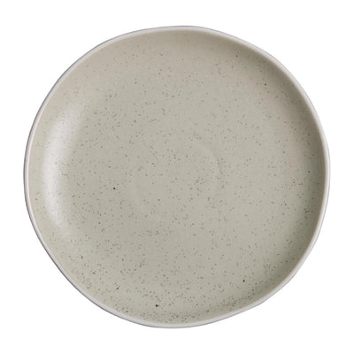 Dark Gray Olympia Chia Plates Sand 205mm (Pack of 6)
