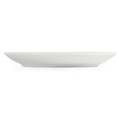 Light Gray Olympia Whiteware Coupe Plates 180mm (Pack of 12)