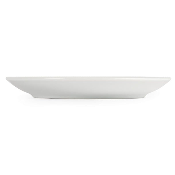 Light Gray Olympia Whiteware Coupe Plates 180mm (Pack of 12)