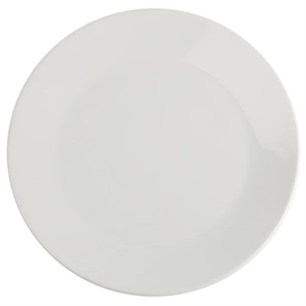 Light Gray Royal Porcelain Classic White Coupe Plates 240mm (Pack of 12)