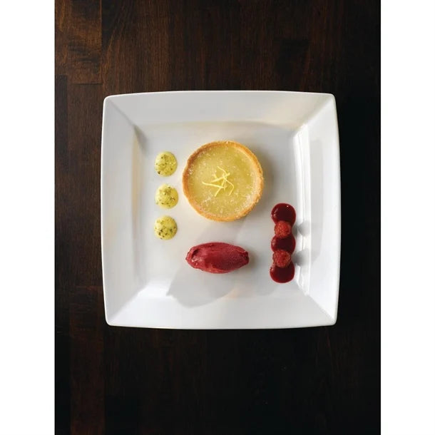 Black Churchill Alchemy Energy Square Plates 233mm (Pack of 6)