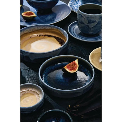 Tan Steelite Aurora Vesuvius Round Stacking Trays Lapis 135mm (Pack of 12)