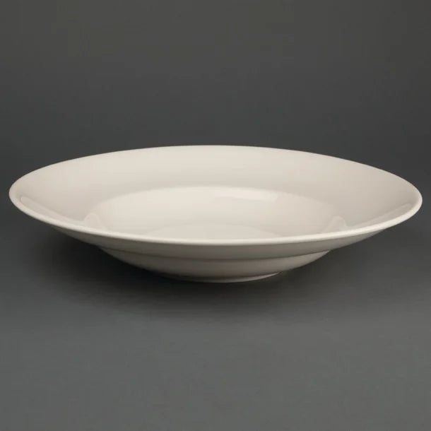 Dark Slate Gray Olympia Ivory Pasta Bowls 310mm (Pack of 6)