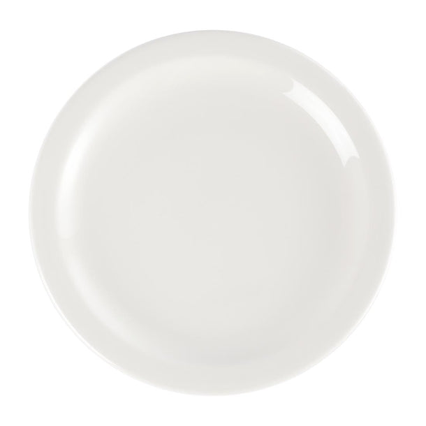 Beige Churchill Whiteware Nova Plates 202mm (Pack of 24)