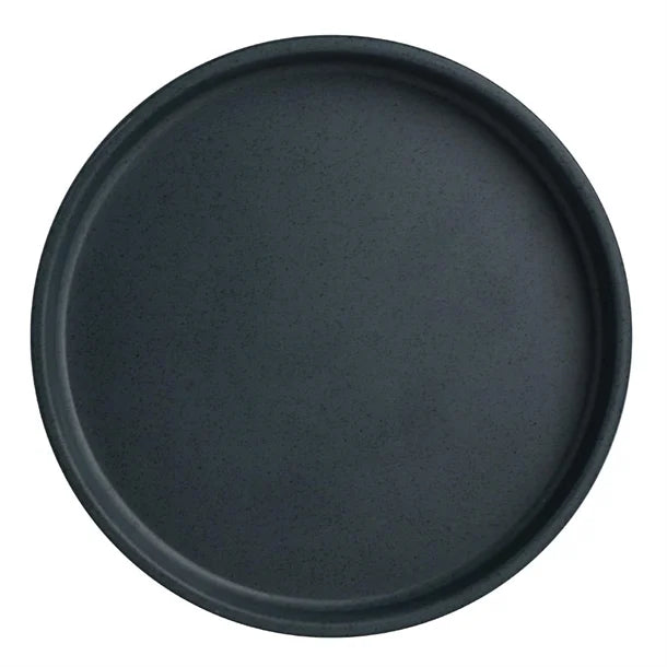 Dark Slate Gray Steelite Cali Harbor Stack Plate 159mm Dia 22mm H (Box 6)(Direct)