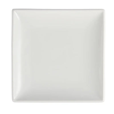 Light Gray Olympia Whiteware Square Plates 180mm (Pack of 12)