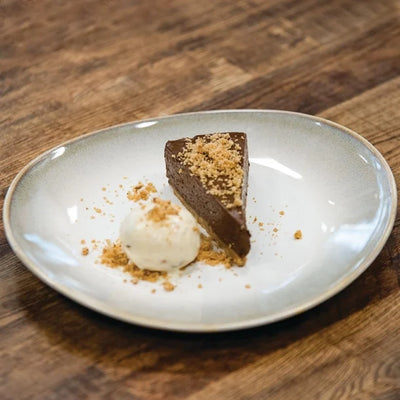 Dim Gray Olympia Birch Taupe Coupe Plates 205mm (Pack of 6)