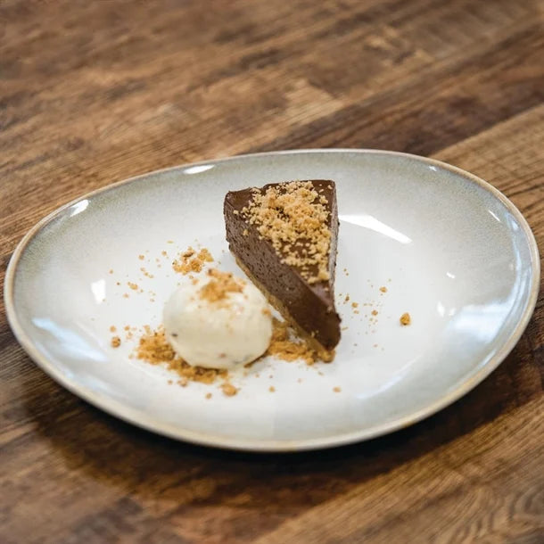 Dim Gray Olympia Birch Taupe Coupe Plates 205mm (Pack of 6)