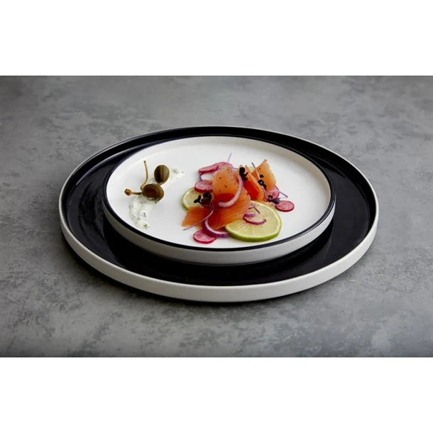 Slate Gray Steelite Asteria Stack Plate 165mm (Box 12)(Direct)
