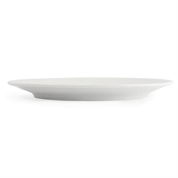 Light Gray Royal Porcelain Classic White Coupe Plates 240mm (Pack of 12)