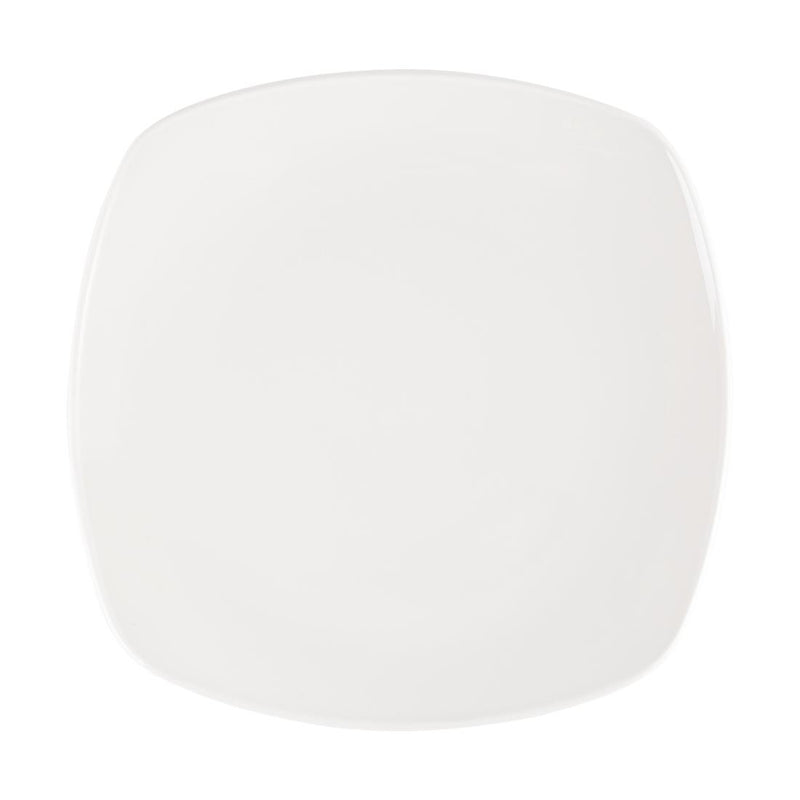 White Smoke Churchill Plain Whiteware X Squared Plates 215mm (Pack of 24)
