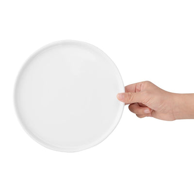 Lavender Olympia Whiteware Flat Round Plates 210mm (Pack of 6)