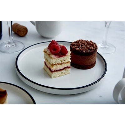 Gray Steelite Asteria Stack Plate 165mm (Box 12)(Direct)