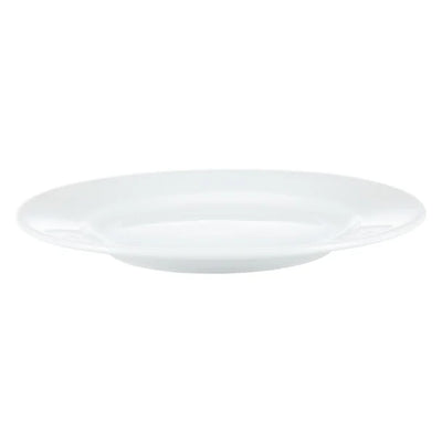 White Smoke Olympia Whiteware Wide Rimmed Plates 202mm (Pack of 12)