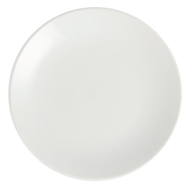 Light Gray Olympia Whiteware Coupe Plates 150mm (Pack of 12)