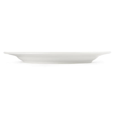 Light Gray Olympia Whiteware Wide Rimmed Plates 280mm (Pack of 6)