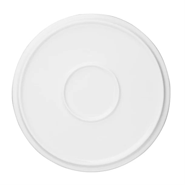 Lavender Olympia Whiteware Flat Round Plates 210mm (Pack of 6)