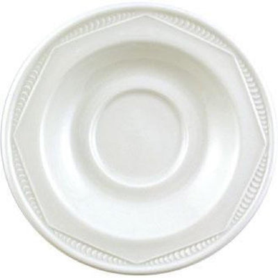 Lavender Steelite Monte Carlo White Saucers 150mm