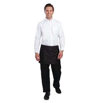 Lavender Chef Works Oxford Button Down Collar Shirt White
